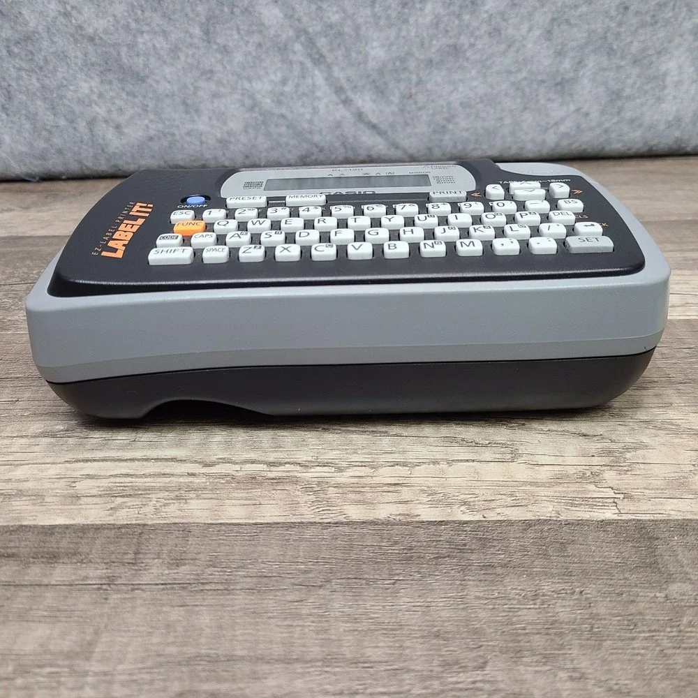 Casio EZ Label Printer Label It‎ KL-120 - TESTED WORKING W/ 12mm Label Tape